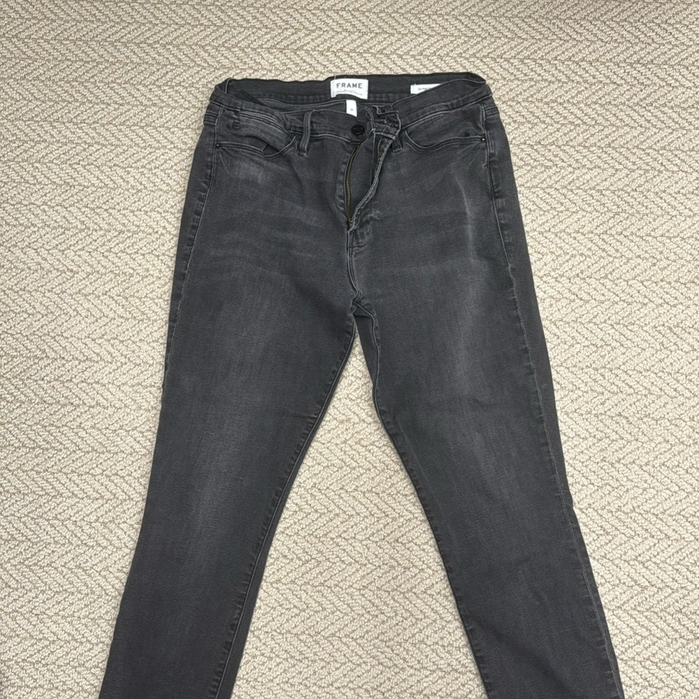 Frame denim, Le High skinny black charcoal, jeans